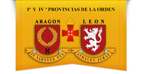 GRAN PRIORATO DE HISPANIA - G.P.D.H. Escudos de las Provincias I y IV.