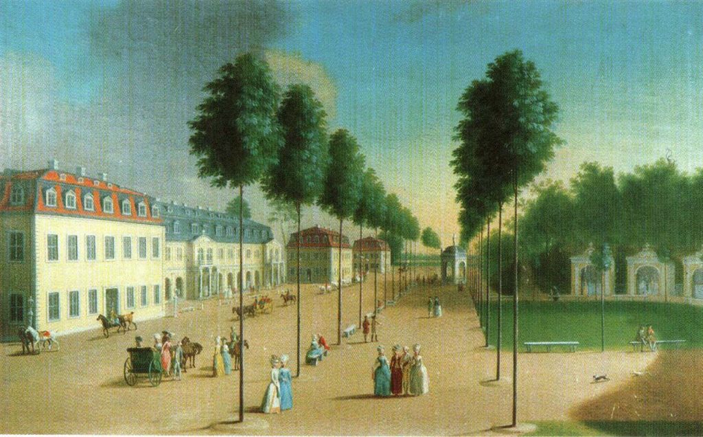 Wilhelmsbad-pintura-siglo-XVIII